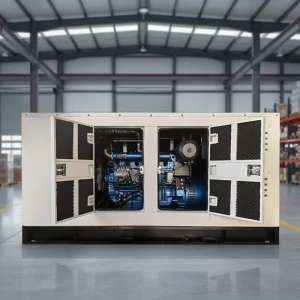 150kW 3 Phase 4 Wire Super Silent Enclosed Diesel Generator 400V 50/60 Hz 1800 RPM Automatic Voltage Regulation