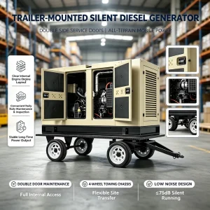 150kva 3 Phase 415v Water Cooled Enclosed Automatic ATS Diesel Generator Set