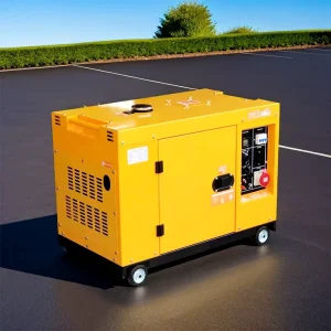 15KVA Silent Diesel Generator 380V 50Hz Water Air-Cooled 4-Stroke 1/3-Phase with Auto Start and ATS Automatic Transfer Switch