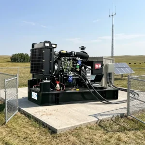 15KW 18.75KVA 3 Phase 50HZ Open Frame Diesel Generator Set EU3 Cert Outdoor Field Monitoring Station Easy Installation