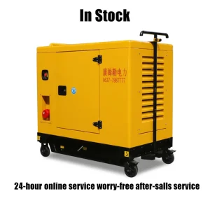 15Kw 20kw Auto Start 50Hz Portable Diesel Generator Set Open Frame Water Cooled Low Noise Super Silent