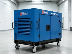 15kVA Silent Diesel Generators 10kW Rated 11kW Max V Twin Dual Cylinder Electric Start Diesel Genset AVR 25L Fuel Tank 230V 400V