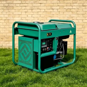 15kW Open Frame Diesel Generator Set Air Cooled Single Phase 220V Electric Start Backup Power for Farm