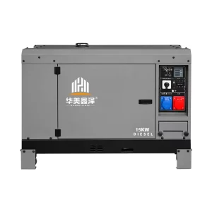 15kW Silent Soundproof Diesel Generator Fully Closed Canopy Electric Start Standby Power for Construction Farm Shop