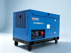 15kW Single Silent Diesel Generator Set 20kVA Max V Twin 1326cc Engine Water Cooled Portable Genset AVR 26L Tank 230V 400V 50Hz
