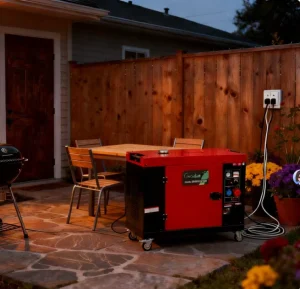 15kW Small Home Use Super Silent Diesel Generator with ATS All Copper Alternator 50/60Hz 220V