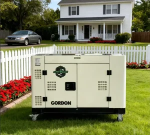 15kW Super Silent Portable Diesel Generator with Auto Start ATS All Copper Alternator 1 Phase 3 Phase 127V 60Hz for Home Use