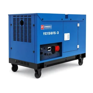 15kw Diesel Generator Silent 20kW Max 3 Phase 400V 230V Portable Soundproof Double Cylinder Standby Power Generator