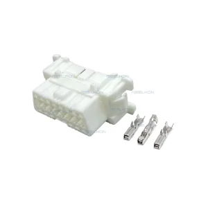 16 Pin Female Automotive OBD Diagnostic Socket White Harness Terminal Auto Connector TE 179631 1