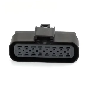 16-pin Female Series Copper Contact Nylon Housing IP67 Waterproof Automotive Electrical Connector 12V 2A Adapter