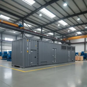 1600kw Container Soundproof Canopy Type Diesel Generator with Perkins Engine 2000kva Diesel Genset 4016TAG2A