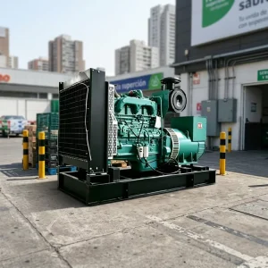 160KW 200KVA Open Frame Euro 3 50Hz Diesel Generator Set Low Fuel Consumption Continuous Power for Industrial Parks