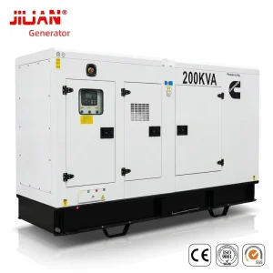 160KW 200KVA Super Silent Diesel Generator Set Three Phase Soundproof Generator Powered by 6CTA8.3-G1 Engine