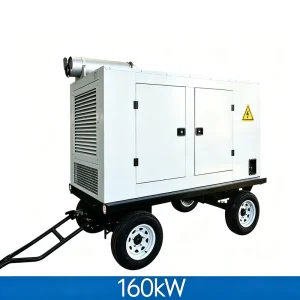 160kW 200kVA Powered by SDEC Deep Sea Controller ATS Agriculture Power Mobile Trailer Mounted Diesel Generator Generador
