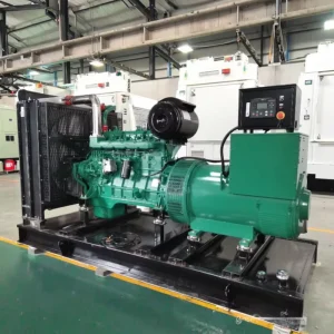 160kw 200kva Open Frame Diesel Generator Set High Power Long Endurance Automatic Voltage Stabilizing Power Generation
