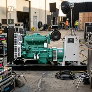 160kw 50HZ 3 Phase Open Frame Diesel Generator Set Water Cooled ATS for Malaysia Port Terminal