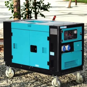 16KW Silent Diesel Generator Air Water Cooling Overload Protection Auto Remote Start Digital Panel