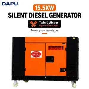 16kW Silent Diesel Generator Dual Cylinder Water Cooled Diesel Genset Backup Power Generator Heavy Duty Industrial Generator Set