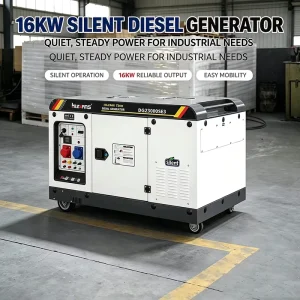 16kW Three Phase Silent Diesel Generator Use 2 Cylinder 30hp Diesel Engine