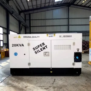 16kw 20kva Industrial Diesel Generator Set Auto Start Remote Start ATS 3 Phase Portable Silent Type