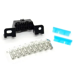 16pin Car Obd2 Connector OBD2 OBD 2 16Pin Female Angle Connector OBD Female Wire Sockets OBDII Connector