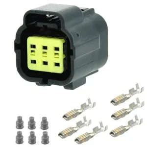 174264 2 6Pin Auto Connector 1.8MM Waterproof Wire Connector Electrical Plug Car Auto 6Pin Connector