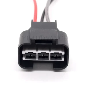 1743271-2 3 Way 3 Pin Female Auto Radiator Cooling Fan Connector Wire Harness for Hyundai KIA