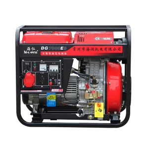 188FA Air Cooled Single Cylinder Diesel Engine Powered 5.5KW Prime Output Diesel Generator