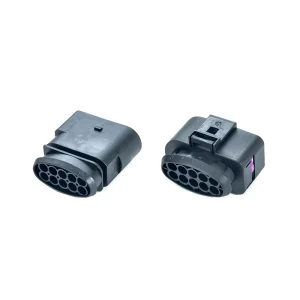 1J0973835 10 Pin IP67 Waterproof Automotive Connector for Headlight Ignition Coil Sealed with Terminals