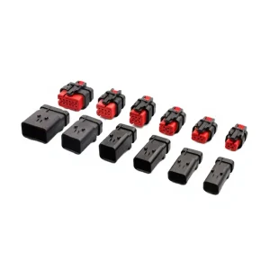 2/3/4/6/8/10 Pin Waterproof Nylon Housing Aluminum Alloy Contact Car Wiring Harness Connector Male and Female IP67