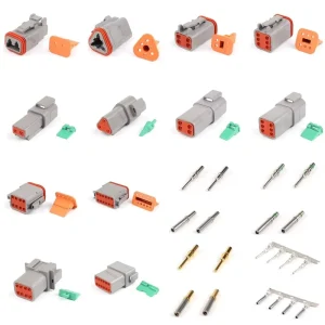 2/3/4/6/8/12 DT Series Deutsch Auto Connector DT04-2P 3P 4P 6P 8P DT06-2S 3S 4S 6S 8S 12S for Truck Wire Harness