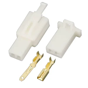 2 Pin 2.8mm Auto Cable Socket DJ7021A 2.8 11 21 for Motorcycle Sensor Connector 5A Brass Contact ABS Housing Male Female