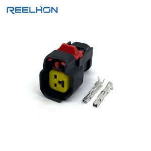 2 Pin Auto Harness Terminal Car Wiring EV6 Fuel Injector Cable Plug Electrical Waterproof Auto Connector Boschs DJ7023CB 1.5 21