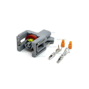 2 Pin Female Waterproof Diesel Fuel Injector Plug Auto Wire Harness Connector 1743486 3 240PC024S8014