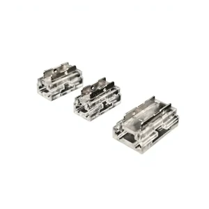 2-pin 8-in-1 Gapless L Connector T-shaped X-shaped 5mm 8mm 10mm Cob LED Strip Connector Plastic Copper Material