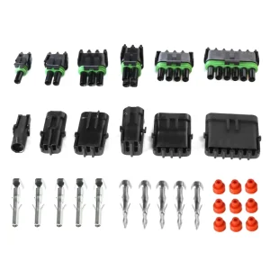 2.5 Series Male and Female Joint Connector Connector 1 2 3 4 5 6pins Plug AMP Automotive Waterproof Electrical Connector