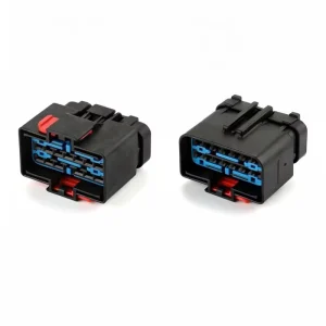 2.8 14-pin Female Waterproof Pa66 Car Harness Connector