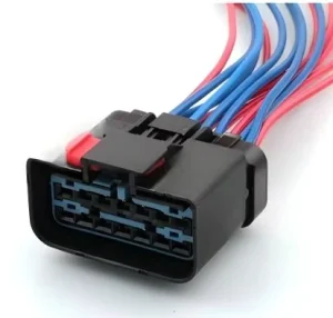 2.8 14-pin Female Waterproof Pa66 Car Wiring Harness Connector with Wiring Harness
