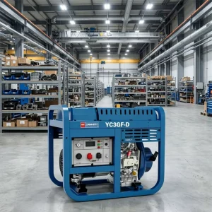 2.8kW Silent Type Winding Open Frame Diesel Inverter Generator 3600 RPM Remote Control 230V 50Hz 24V DC Electric Start ATS