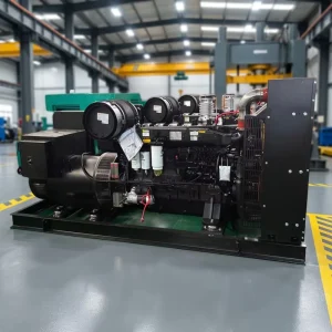 200-450kW CE Certified Diesel Genset Open-frame Water Cooled 24V DC Electric Start ATS 380V/220V