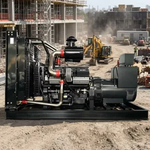200-500KW 50Hz 400V Three Phase Low Noise Marine Diesel Generator 1500rpm AC 24V Auto Start Open Frame ATS