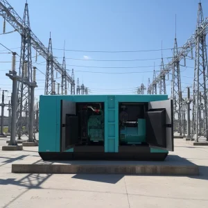 200-600kW Super Silent Open Frame Diesel Generator with ATS 3 Phase 4 Wires
