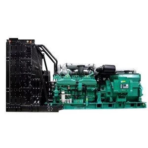 2000 KW 2500 KVA Diesel Generator Auto Start Open Frame 3 Phase 400V QSK60 G23 with ATS for Marine Application