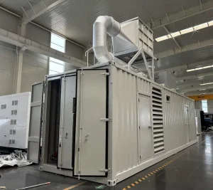 2000KW 2500kVA Container Type Diesel Generator Three Phase 60HZ Industrial Power Generation Equipment for Ecuador Mining Use