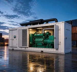 2000kW 2500kVA 40ft Containerized Diesel Generator CE Certified Low Noise Fast Deployment Data Backup Power