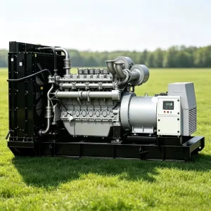 2000kW 2500kVA Tier3 Super Large Container Diesel Generator Lingzhong Electronic Governor Heavy Industry Power for Data Center