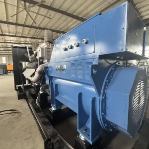 2000kW Three Phase Air Cooled Silent Emergency Backup Generator Set with Remote Start Control for Factories