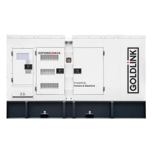 200KVA 160KW Silent Diesel Generator with Engine 12V 24V DC Electric Start Multi Voltage Output