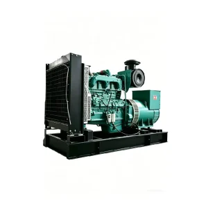 200KVA 3 Phase Open Frame Diesel Generator Set Euro 3 Standard Construction Camp Continuous Power Simple Maintenance