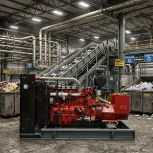 200KW 250KW 350KW Biogas Natural Gas Generator Set Low Noise Rainproof Open Type Easy Maintenance Factory Direct Sale